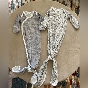 Bundle of Copper Pearl Newborn Knotted Gowns